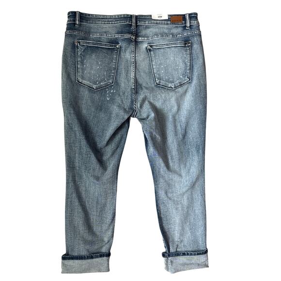 Judy Blue Plus Destroyed Mid-Rise Bleach Splatter Boyfriend Fit Size 20W - Picture 7 of 12